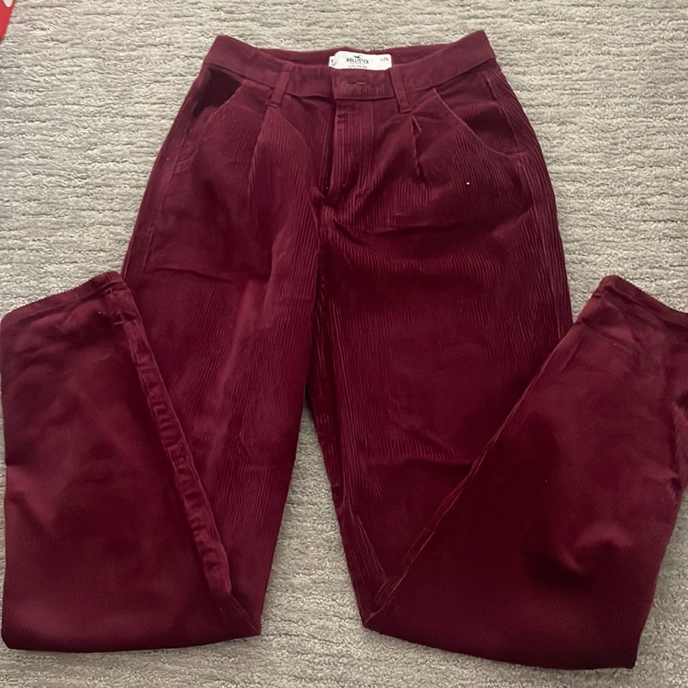 Hollister Corduroy Ultra High Rise Pants